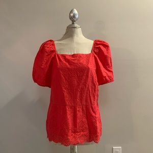 Ann Taylor Eyelet Top